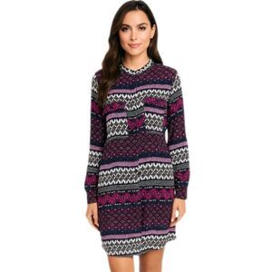 H&M Divided Shirt Dress, Boho Print, 12